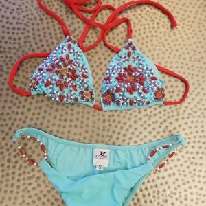 Sauvage Embroidered Swimsuit